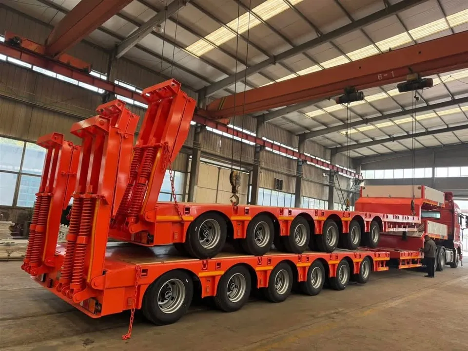 6 Axle Low Bed Semi Trailer 120 Ton suppliers 6 Axle Low Bed Semi Trailer 120 Ton suppliers