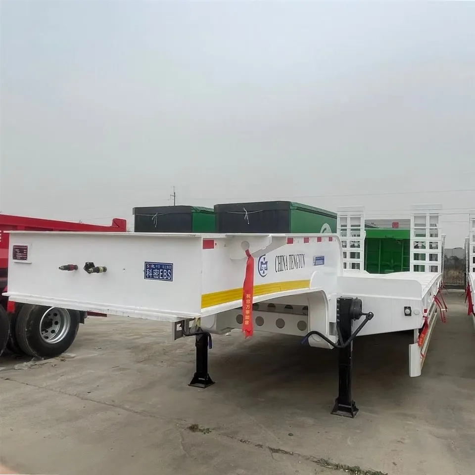 Hot Sale Semi Trailer New Lowbed Trailer factory