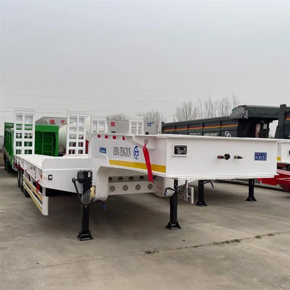 Hot Sale Semi Trailer New Lowbed Trailer suppliers