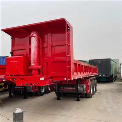 40 Ton Truck 3 Axle Rear Dumper Semi Trailer