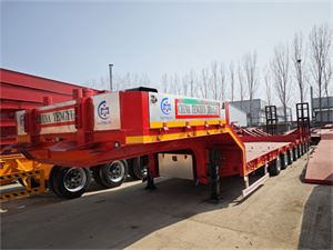 Gooseneck Lowbed Semi Trailer